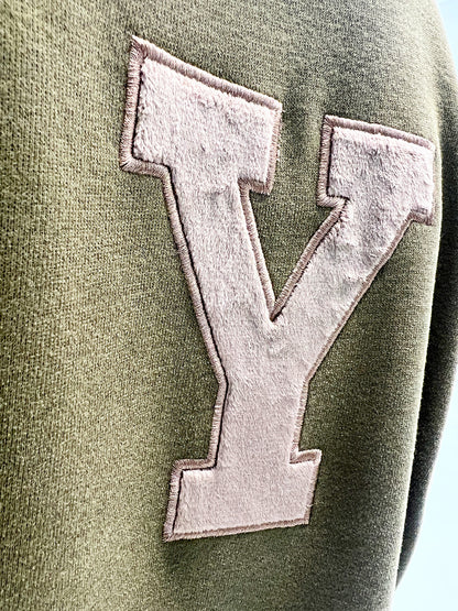 KHAKI NEW YORK EMBOSED SWEATSHIRT